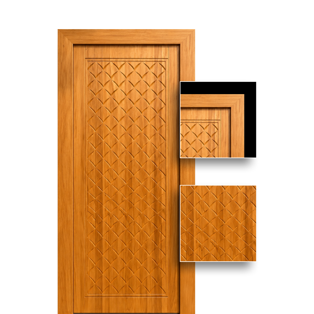 Teak Wood Door (3DT-231)