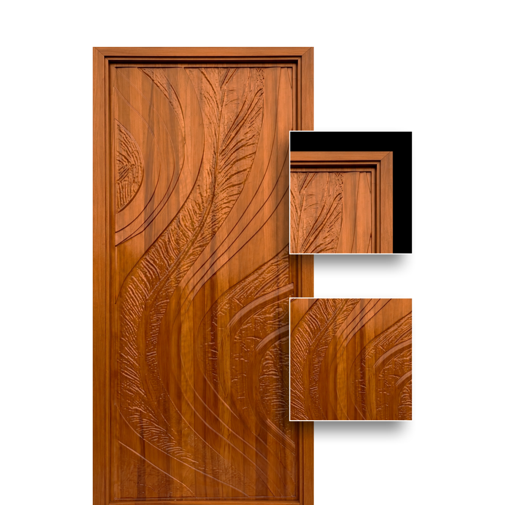 Teak Wood Door (3DT-118)