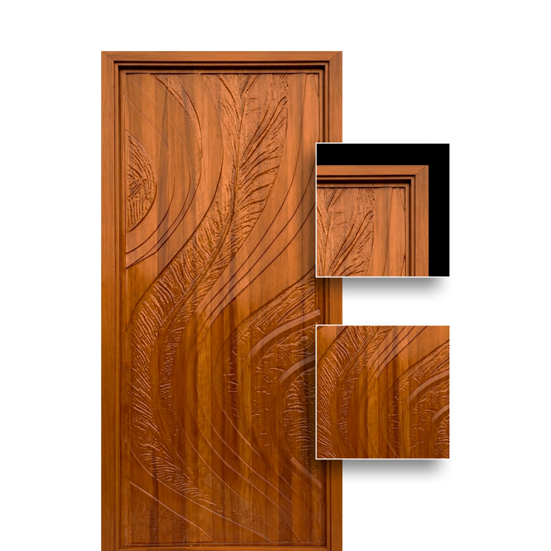 Teak Wood Door (3DT-118)