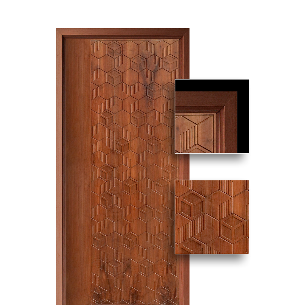 AMERICAN WALNUT WOOD DOOR