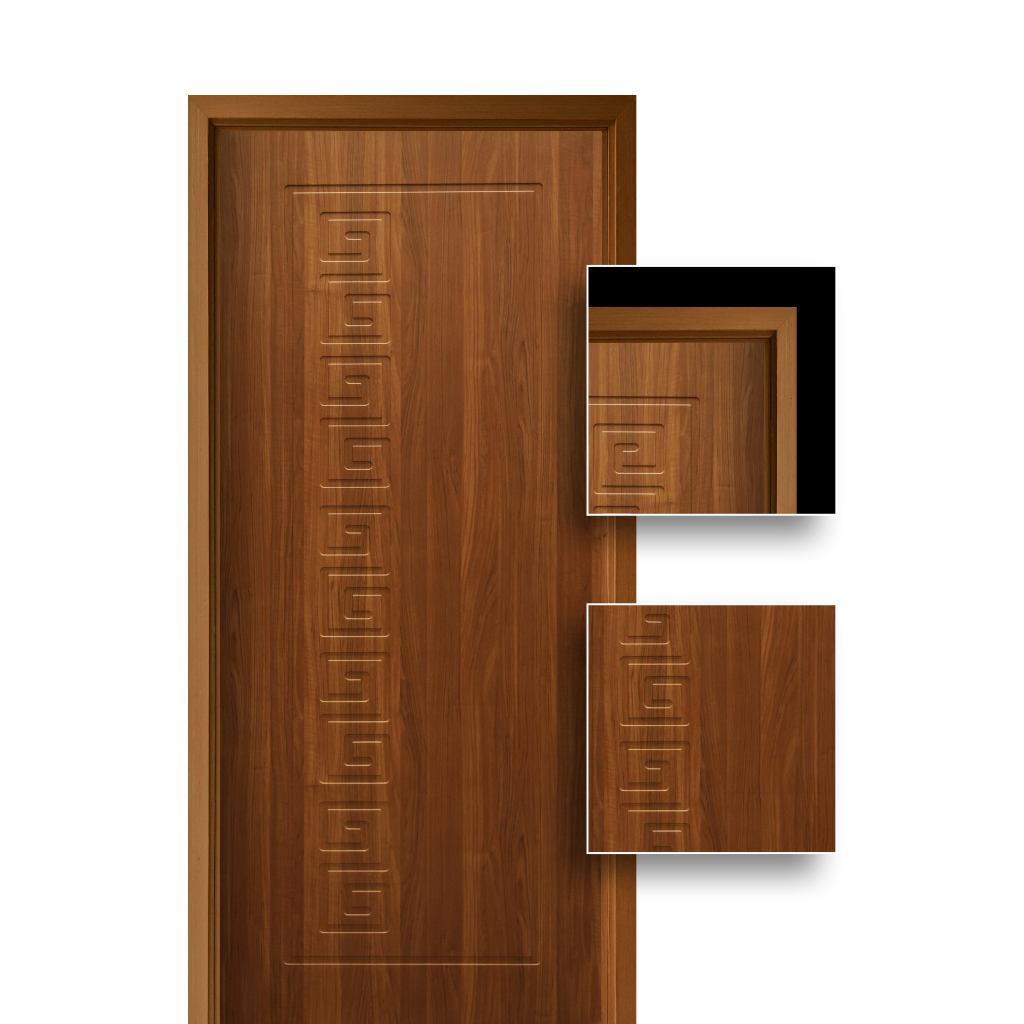 Wooden PVC Veneer Door(DM-056)