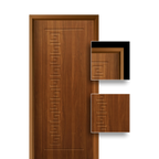 Wooden PVC Veneer Door(DM-056)
