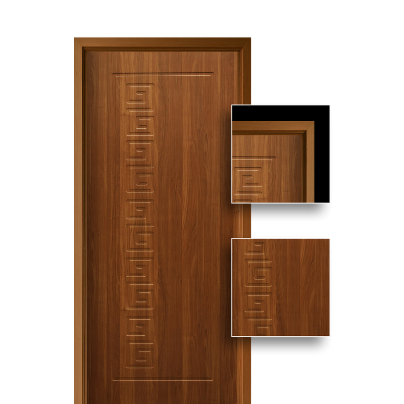 Wooden PVC Veneer Door(DM-056)