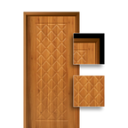 Wooden PVC Veneer Door(DM-099)