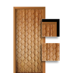 Teak Wood Door (3DT-113)