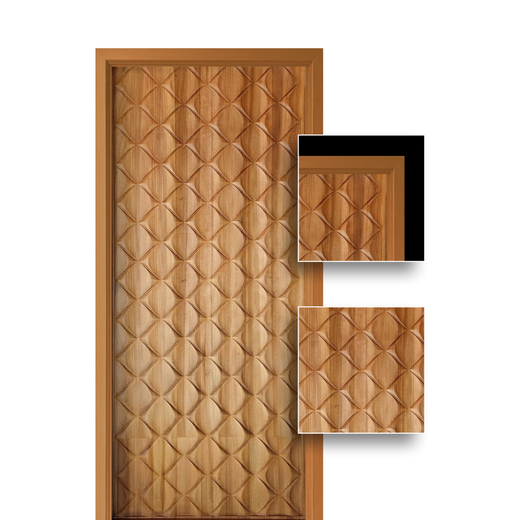 Teak Wood Door (3DT-113)