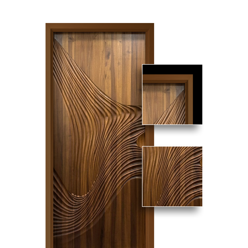 Teak Wood Door (3DT-115)