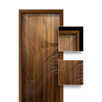 Teak Wood Door (3DT-115)