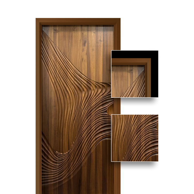 Teak Wood Door (3DT-115)