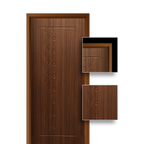 Wooden PVC Veneer Door (DM-042)
