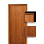 Wooden PVC Veneer Door (DM-058)