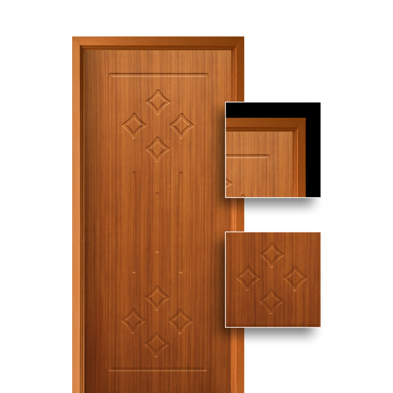 Wooden PVC Veneer Door (DM-058)