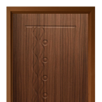 Wooden PVC Veneer Door (DM-042)