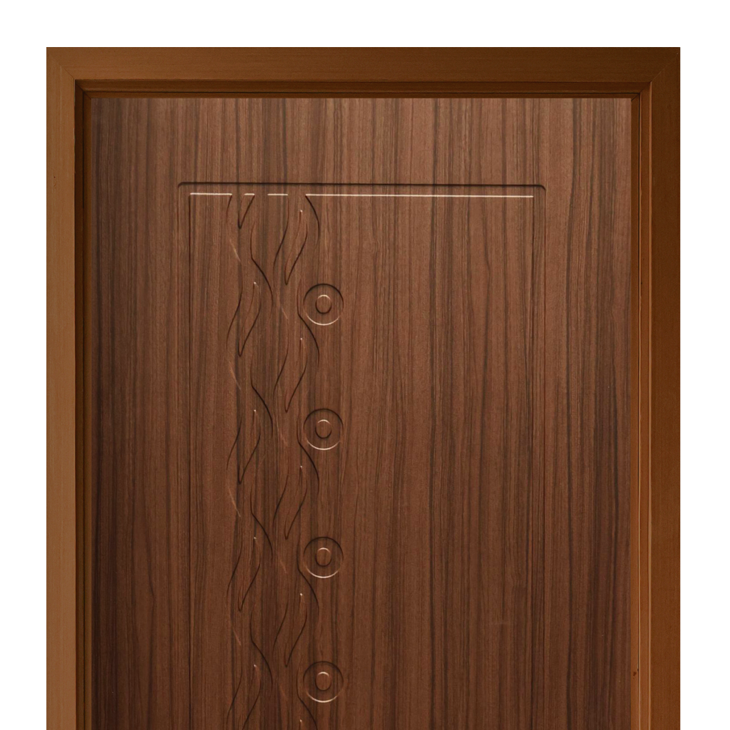 Wooden PVC Veneer Door (DM-042)