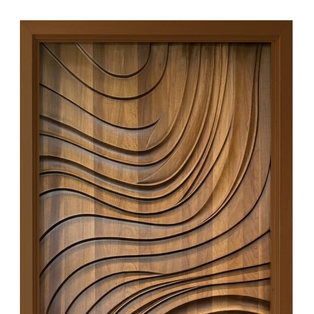 Teak Wood Door (3DT-114)