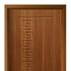 Wooden PVC Veneer Door(DM-056)