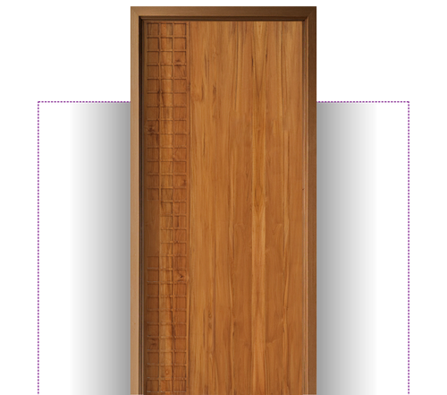 2D TEAK WOOD DOOR