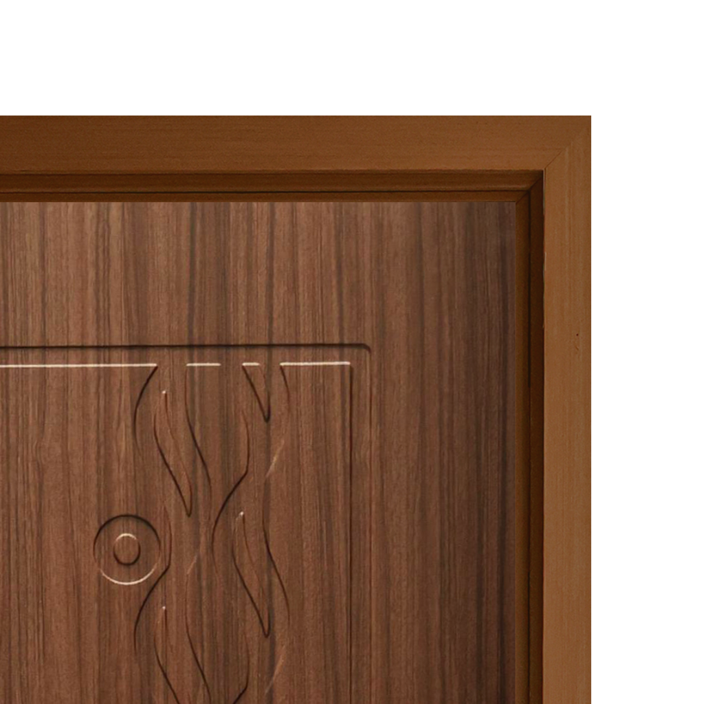 Wooden PVC Veneer Door (DM-042)