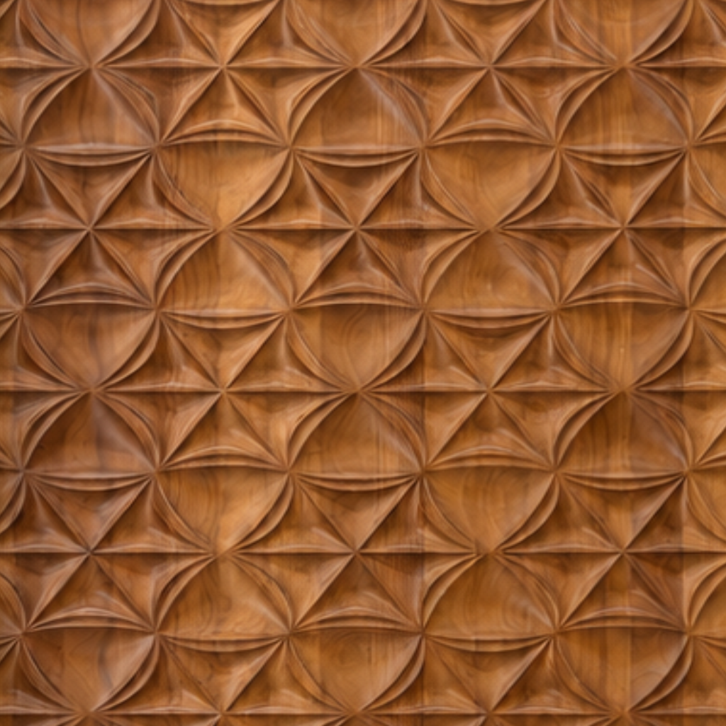 Teak Wood Door (3DT-318)