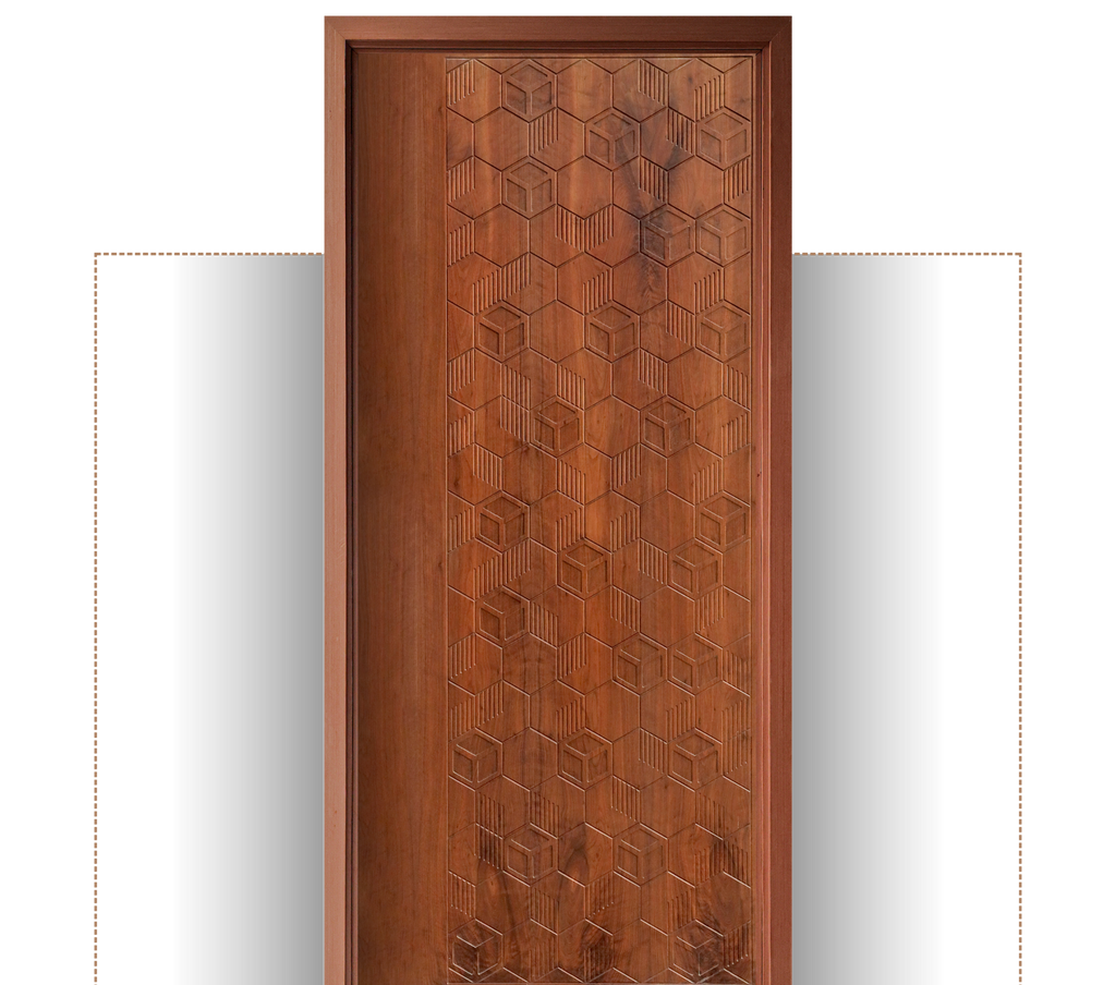 AMERICAN WALNUT WOOD DOOR
