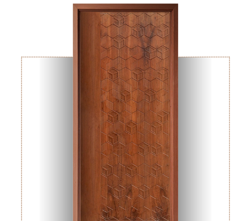AMERICAN WALNUT WOOD DOOR