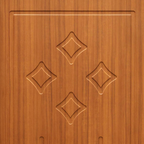 Wooden PVC Veneer Door (DM-058)
