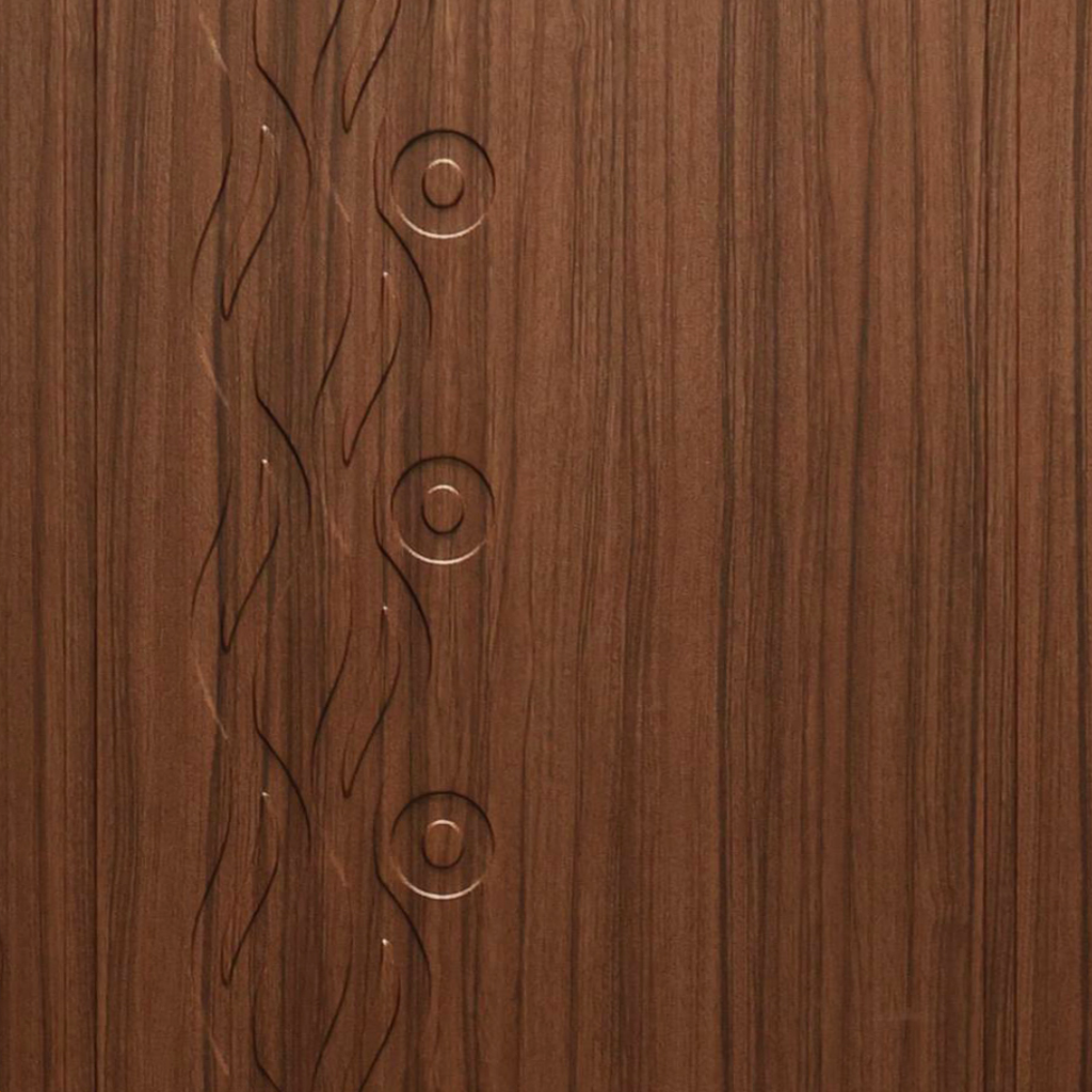 Wooden PVC Veneer Door (DM-042)