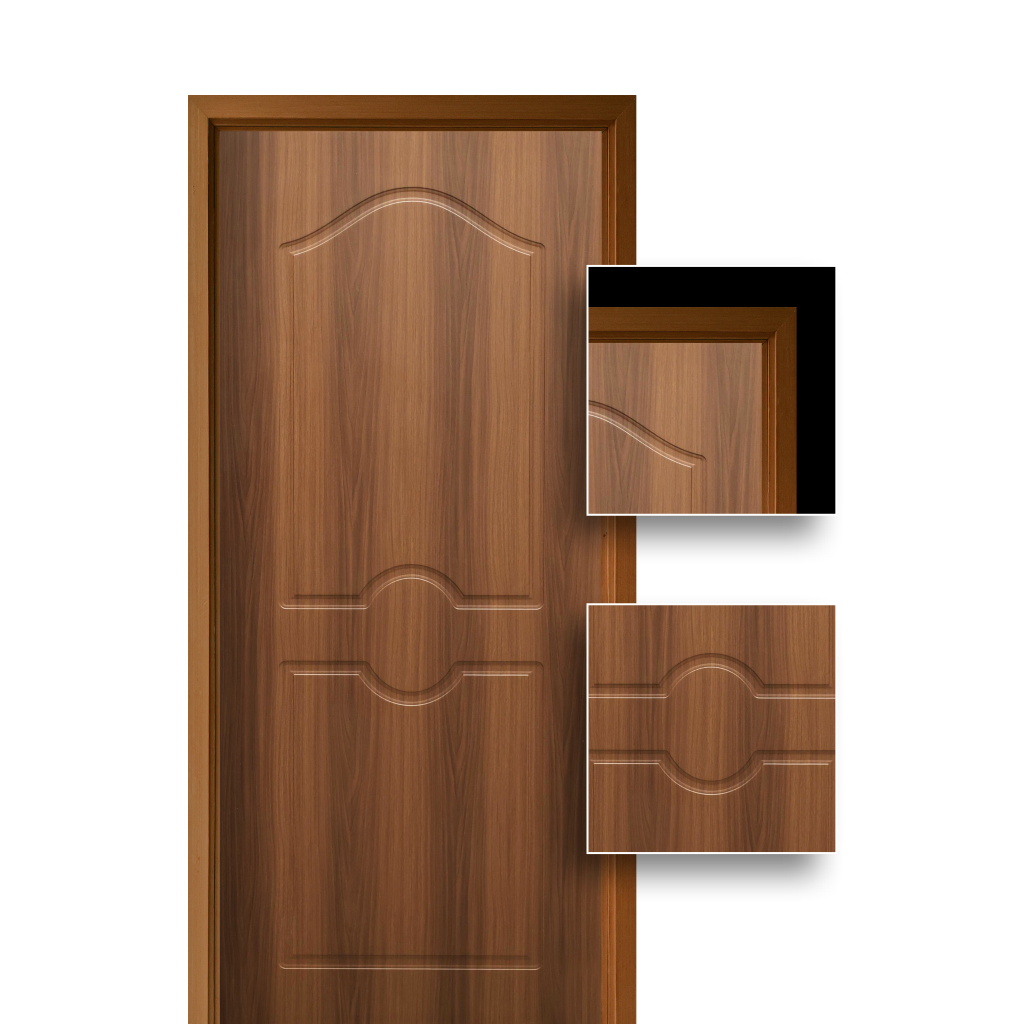 Wooden PVC Veneer Door (DM-003)