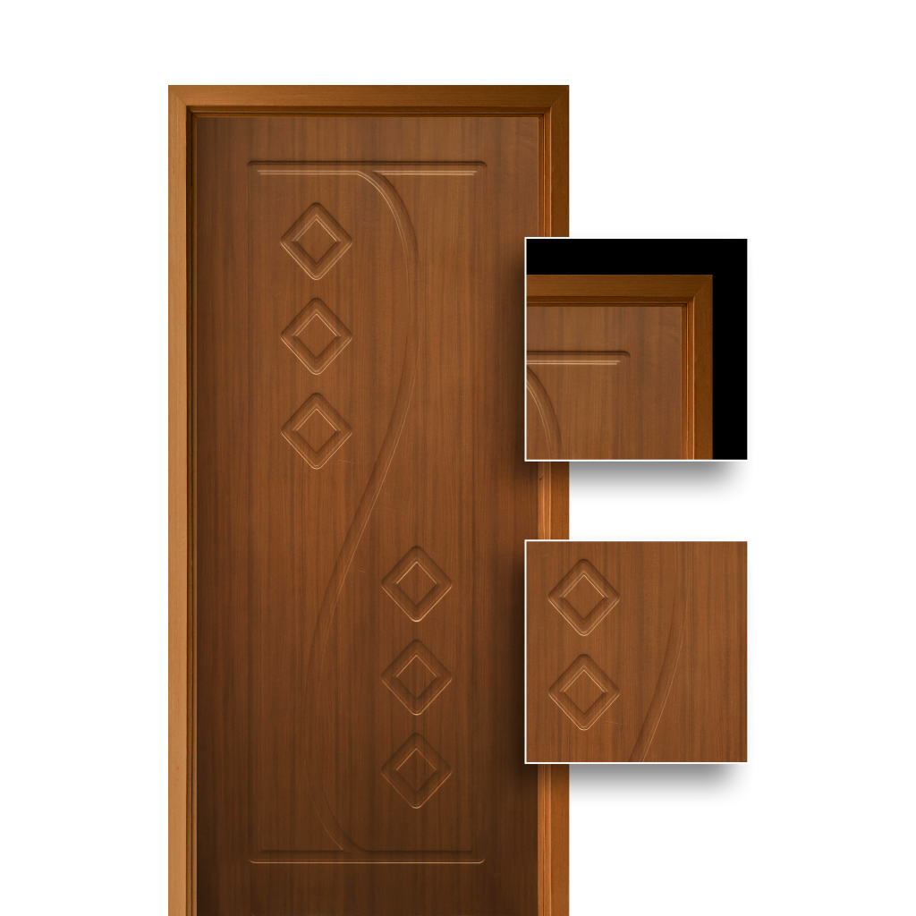 Wooden PVC Veneer Door (DM-006)