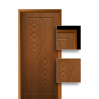 Wooden PVC Veneer Door (DM-006)
