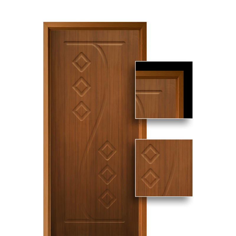 Wooden PVC Veneer Door (DM-006)