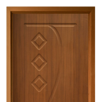 Wooden PVC Veneer Door (DM-006)