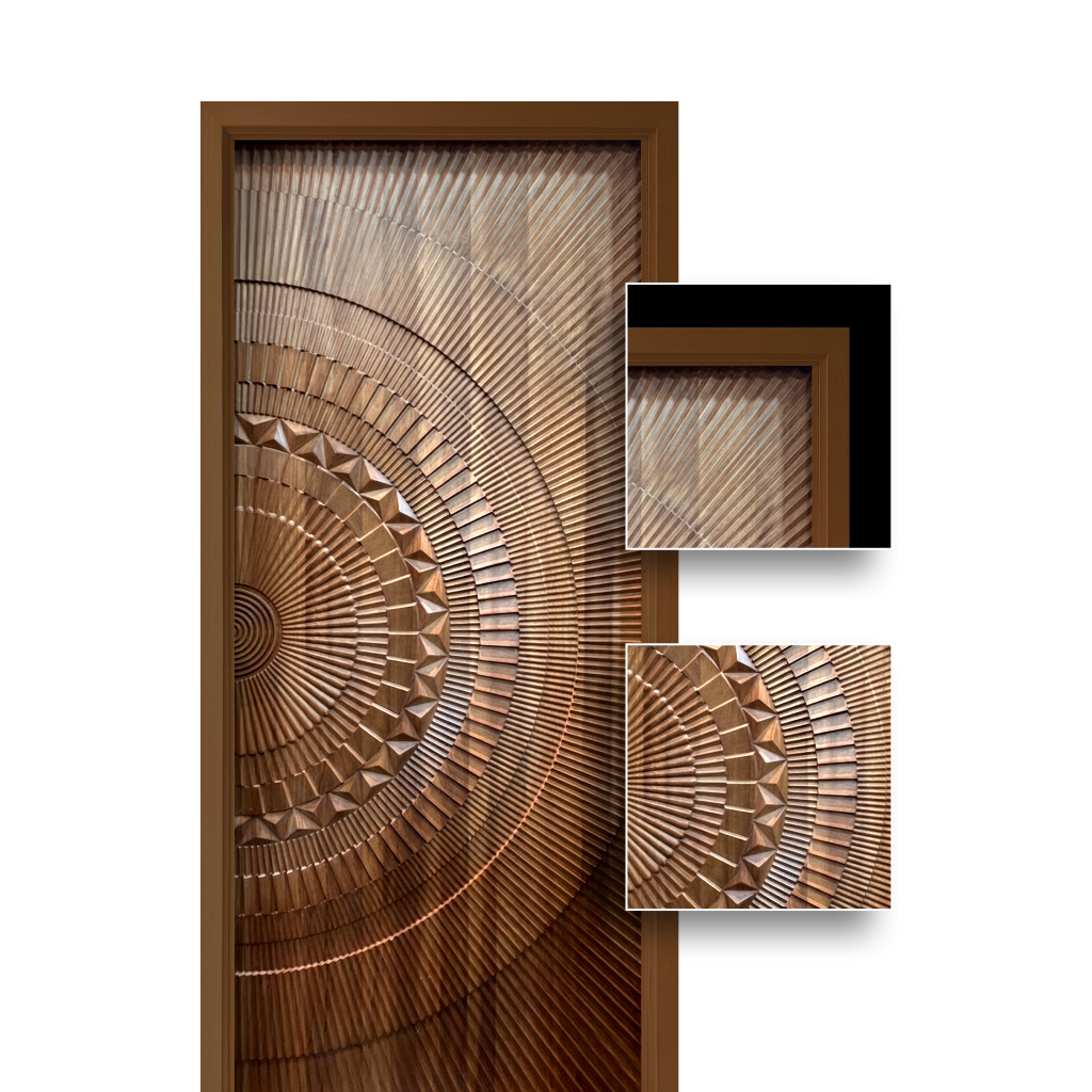 Teak Wood Door (3DT-112)