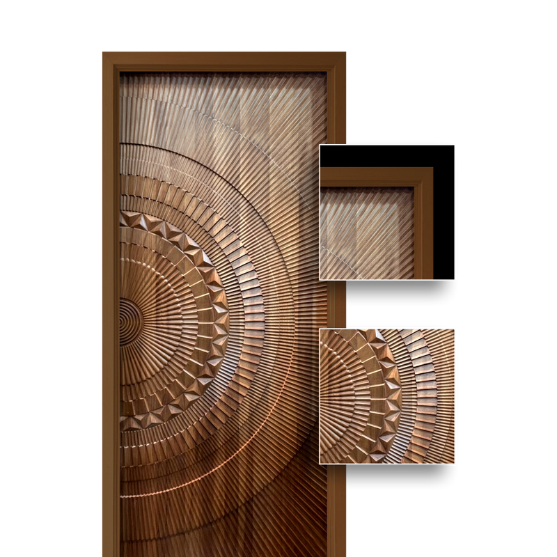 Teak Wood Door (3DT-112)
